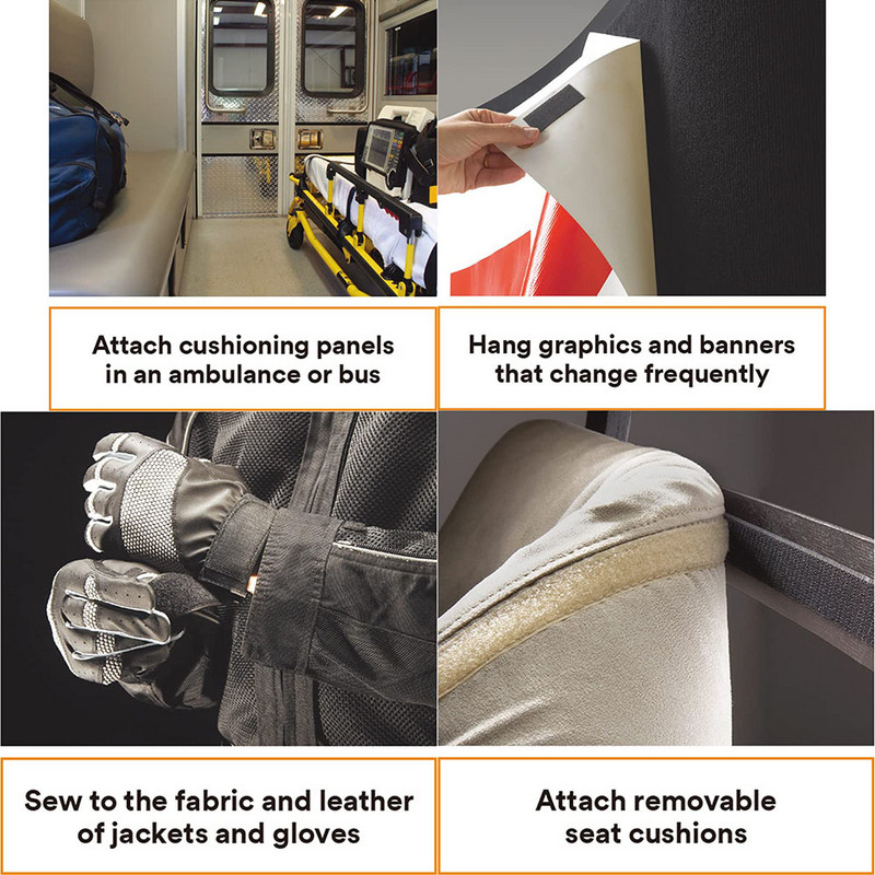 1M/paar isekleepuv konks- ja silmusteip 16/20/25/30/38/50 mm kleepuv nailonkangast kleepuv kinnitusteip isetegemise tarvikute jaoks