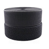 5 jardi 2 collu 50 mm platums, melnbalta šuve uz āķa un cilpas lentes AA7310