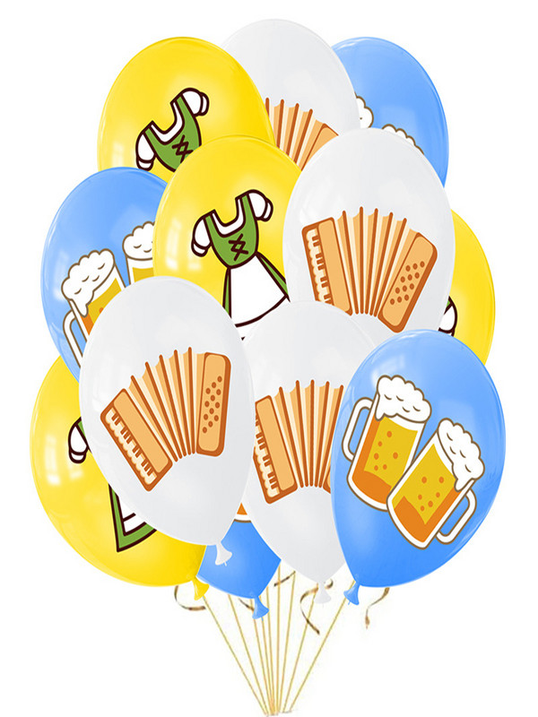 Beer Party Németország München Októberi Sörfesztivál Party dekorációs jelenet Latex léggömbkészlet