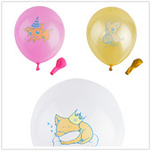 Balon din latex pentru pisici de desene animate nou de 12 inchi Decorație pentru petrecere cu tema de aniversare a animalelor de companie 10/20 buc.