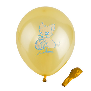 Νέα 12 ιντσών Cartoon Cat Latex Balloon Pet Theme Party Birthday Decoration 10/20PCS