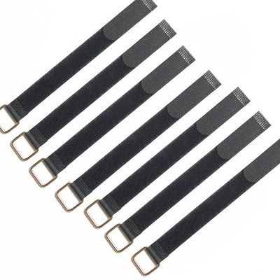 5db/tétel Magic Tape Sticks Kábelkötegelők Modellhevederek Huzal akkumulátorrúddal Csat Öv köteg Nyakkendő Horog hurok Rögzítőszalag