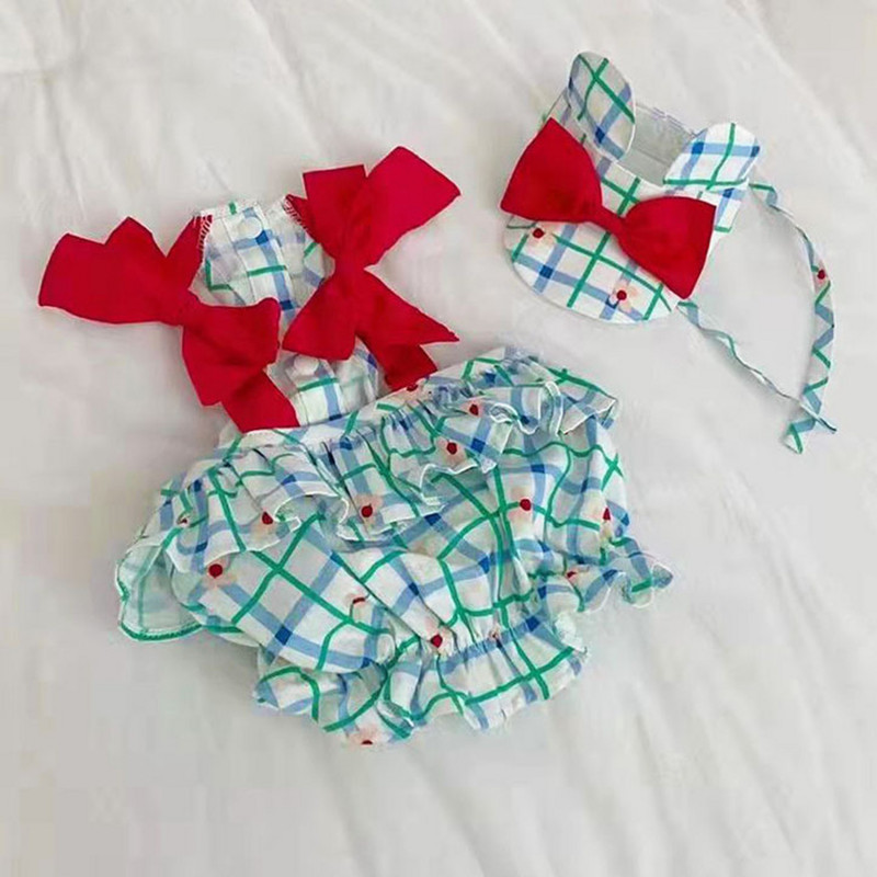 Primăvară Vară Camisole în carouri pentru animale de companie Iepure drăguț Pălărie de soare Haine pentru câini Camisole în carouri Teddy Yorkshire Schnauzer Haine pentru cățeluș maltez