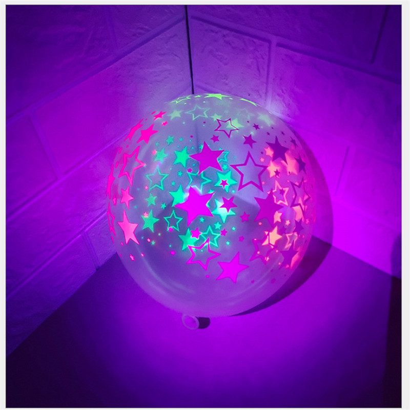 12 collu 2,8 g caurspīdīgs fluorescējošs polārais balons Candy Dot kāzu ballīšu dekors 20gab