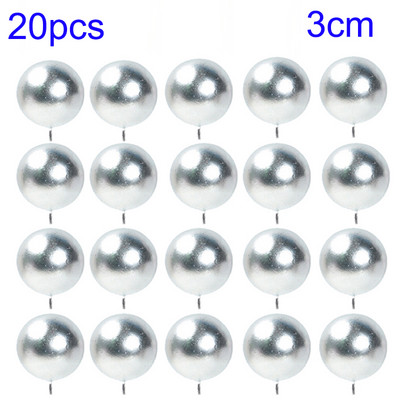 20 db Boldog születésnapi tortafesték arany ezüst golyó barkácsolás Cupcake topper esküvői parti golyó dekoráció születésnapi dekorációs parti kellék