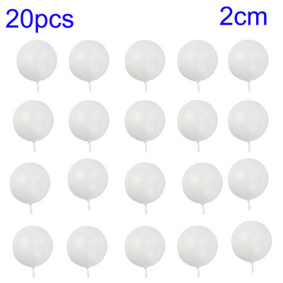 20 db Boldog születésnapi tortafesték arany ezüst golyó barkácsolás Cupcake topper esküvői parti golyó dekoráció születésnapi dekorációs parti kellék