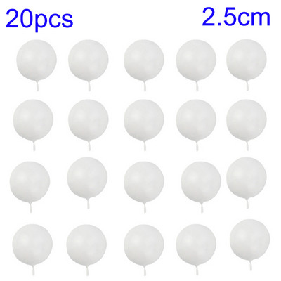 20 db Boldog születésnapi tortafesték arany ezüst golyó barkácsolás Cupcake topper esküvői parti golyó dekoráció születésnapi dekorációs parti kellék