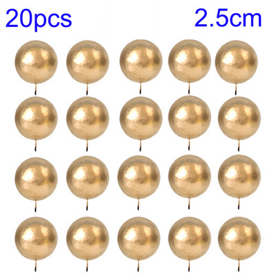 20 db Boldog születésnapi tortafesték arany ezüst golyó barkácsolás Cupcake topper esküvői parti golyó dekoráció születésnapi dekorációs parti kellék