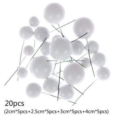 20 db Boldog születésnapi tortafesték arany ezüst golyó barkácsolás Cupcake topper esküvői parti golyó dekoráció születésnapi dekorációs parti kellék