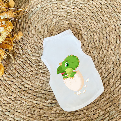 Koerariided Väikesed koerad XS-XXL Lihtne kutsikas Koerte Aksessuaarid Kassi T-särk Triibuline Lemmiklooma Vest Varrukateta Soliidne suveriided Koerasärk