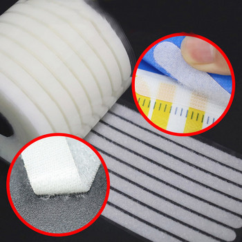 Μαλακό Baby Hook Loop Fastener Glue Tape 11-300mm Safe Baby White Αυτοκόλλητα Αυτοκόλλητα Ισχυρή κολλητική ταινία DIY Χειροποίητη 8-16par