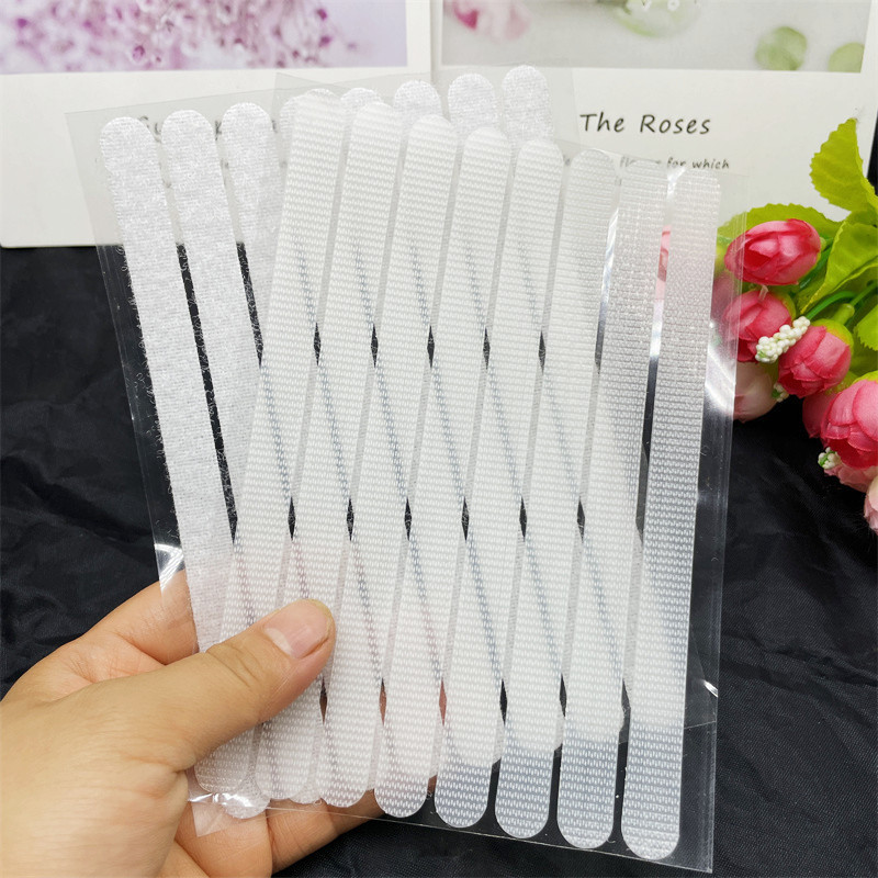 Puha baba horoghurok rögzítő ragasztószalag 11-300 mm biztonságos baba fehér öntapadó matricák erős ragasztószalag barkács kézzel készített 8-16 par