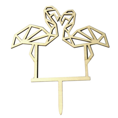 Cake Topper Vestuvės Ponios Wood Gimtadienis Medinis jubiliejus ir