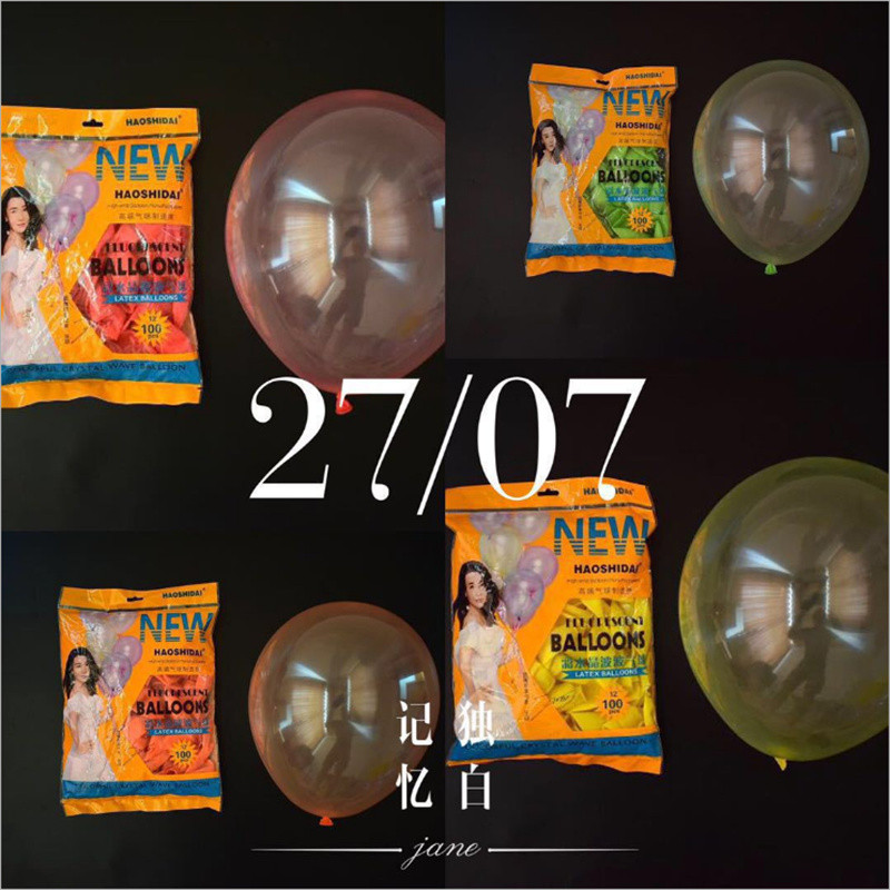 Baloane din cauciuc Bobo de cristal colorate 3G de 12 inchi pentru petrecerea de aniversare a copiilor, nuntă, decorare pentru ziua îndrăgostiților 20/50 buc.