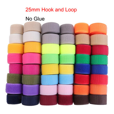 1M/Pair (25MM) Magic Strip Strap Hook Loop Self Adhesive Fastener Tape the hooks Sewing Accessories DIY craft No Glue Sticker