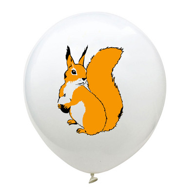 12-tolline 10 tk Laste 100. aastapäeva peo pulmadekoratsioon Uus metsaloomade õhupall trükkimine lateksist õhupall