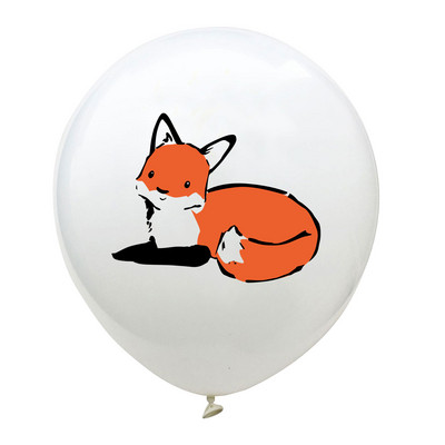 12-tolline 10 tk Laste 100. aastapäeva peo pulmadekoratsioon Uus metsaloomade õhupall trükkimine lateksist õhupall