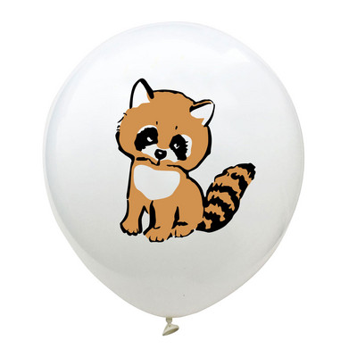 12-tolline 10 tk Laste 100. aastapäeva peo pulmadekoratsioon Uus metsaloomade õhupall trükkimine lateksist õhupall