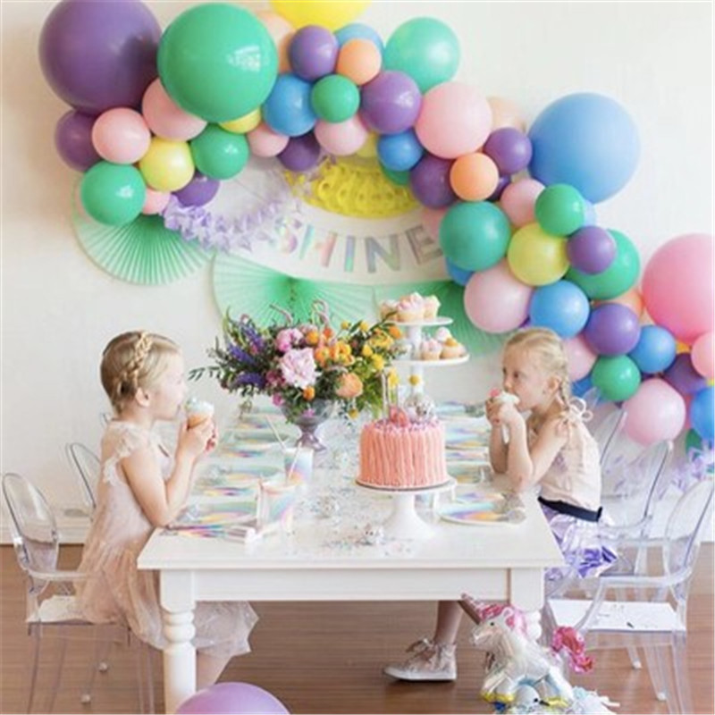 50 db 5 hüvelykes Baby Shower esküvői party születésnapi dekoráció évfordulós kis latex léggömbív