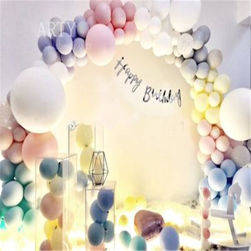 50 db 5 hüvelykes Baby Shower esküvői party születésnapi dekoráció évfordulós kis latex léggömbív