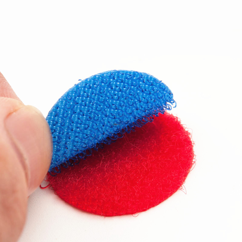 100 de perechi de bandă de fixare autoadeziva multicoloră, 20-25 mm, puncte de lipici puternice, autocolant cu cârlig și buclă, monede rotunde, negru, alb, bandă de nailon