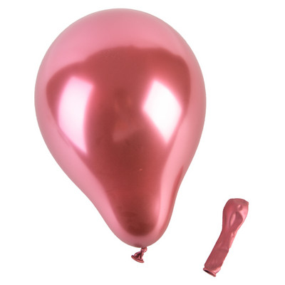 5-tolline pärlmetallist kroomlateksist õhupalliga pulmade avamistseremoonia sünnipäevapeo pulmatoa kaunistus