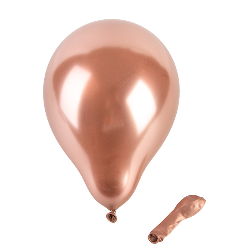 5-tolline pärlmetallist kroomlateksist õhupalliga pulmade avamistseremoonia sünnipäevapeo pulmatoa kaunistus