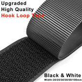 1M varrható tépőzáras szalag frissítés Nem tapadó rögzítő Nylon szalag biztonságos horoghurok csíkok ruhákhoz Ablakfüggöny barkácsolás