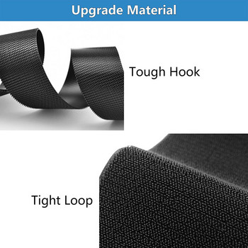 1M Sew on Hook and Loop Tape Upgrade Μη κολλητική ταινία στερέωσης Nylon Tape Safe Hook Loop λωρίδες για κουρτίνα παραθύρου ρούχων DIY Craft