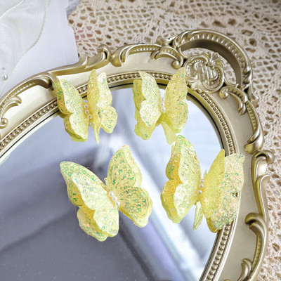 New Black butterfly Happy Birthday Cake Toppers Gold Fans Birthday Cake Topper for Kid Birthday Birthday Cake Decorations 2023