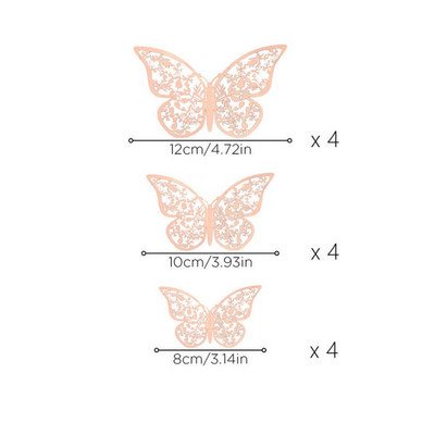 New Black butterfly Happy Birthday Cake Toppers Gold Fans Birthday Cake Topper for Kid Birthday Birthday Cake Decorations 2023