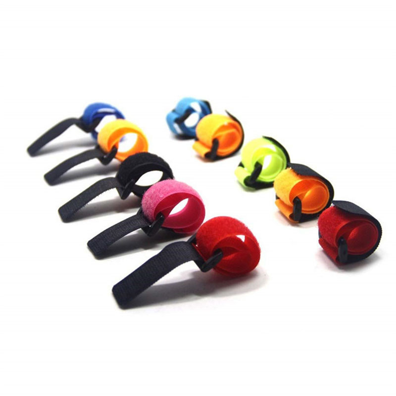 5 DB újrafelhasználható rögzítő kábelszíjak Horog és hurok biztonsági heveder Kábelkötegelő Állítható kábelvezető huzal Szervező Csinch heveder