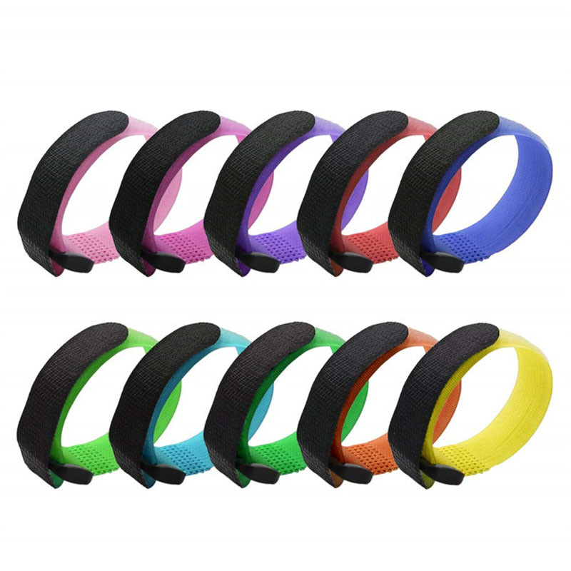 5 DB újrafelhasználható rögzítő kábelszíjak Horog és hurok biztonsági heveder Kábelkötegelő Állítható kábelvezető huzal Szervező Csinch heveder