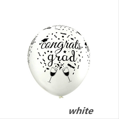 Új termék Hot Sale 12 hüvelykes érettségi parti dekoráció egyedi latex léggömbök 20db évfordulós
