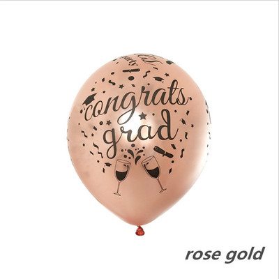 Új termék Hot Sale 12 hüvelykes érettségi parti dekoráció egyedi latex léggömbök 20db évfordulós