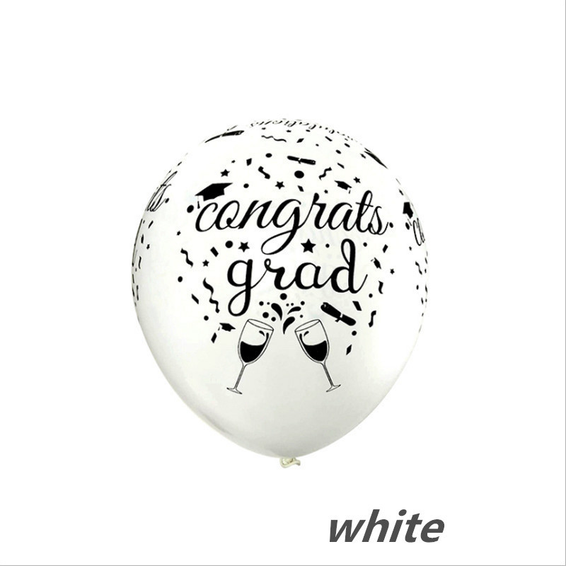 Új termék Hot Sale 12 hüvelykes érettségi parti dekoráció egyedi latex léggömbök 20db évfordulós