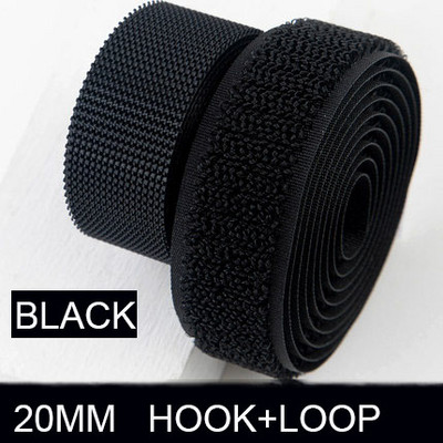 1 metrs/pāra šūšana uz stipras āķa un cilpas lentes Neilona auduma stiprinājuma lentes Nelīpoša aizmugure DIY piederumiem Šūšanas piederumi