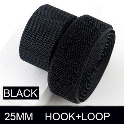 1 metrs/pāra šūšana uz stipras āķa un cilpas lentes Neilona auduma stiprinājuma lentes Nelīpoša aizmugure DIY piederumiem Šūšanas piederumi