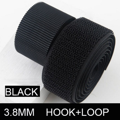 1 metrs/pāra šūšana uz stipras āķa un cilpas lentes Neilona auduma stiprinājuma lentes Nelīpoša aizmugure DIY piederumiem Šūšanas piederumi