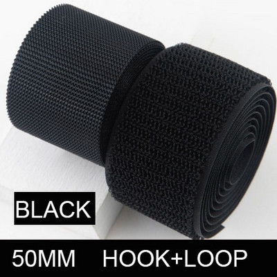 1 metrs/pāra šūšana uz stipras āķa un cilpas lentes Neilona auduma stiprinājuma lentes Nelīpoša aizmugure DIY piederumiem Šūšanas piederumi