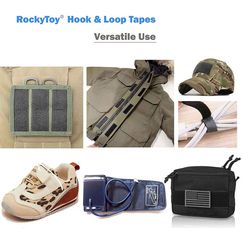 1 metrs/pāra šūšana uz stipras āķa un cilpas lentes Neilona auduma stiprinājuma lentes Nelīpoša aizmugure DIY piederumiem Šūšanas piederumi