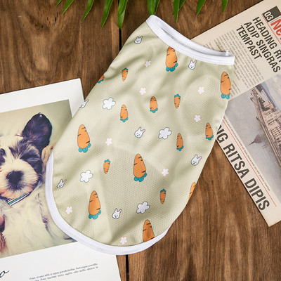 Rajzfilm Medve Légáteresztő kutyamellény Nyári Háziállatok Ruhák Macskák kölyök Yorkies Francia Bulldog Kis fajták Kutyák Ruhák Aranyos póló