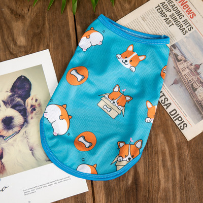 Rajzfilm Medve Légáteresztő kutyamellény Nyári Háziállatok Ruhák Macskák kölyök Yorkies Francia Bulldog Kis fajták Kutyák Ruhák Aranyos póló