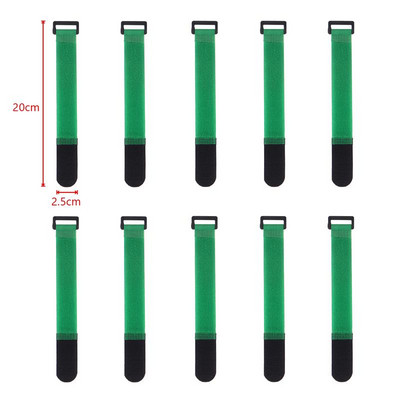 2,5 cm széles nylon fordított csatos kábelkötegelők rendező rögzítő szalag öntapadó horog hurok pánt ragadós elasztikus övhuzal