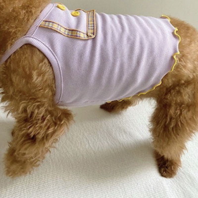 Kisállat mellény aranyos szíj nyári maci Yorkshire máltai kiskutya macska kutya nyári ruhák kutya mellény kutya jelmez macska ruhák kutya mellény