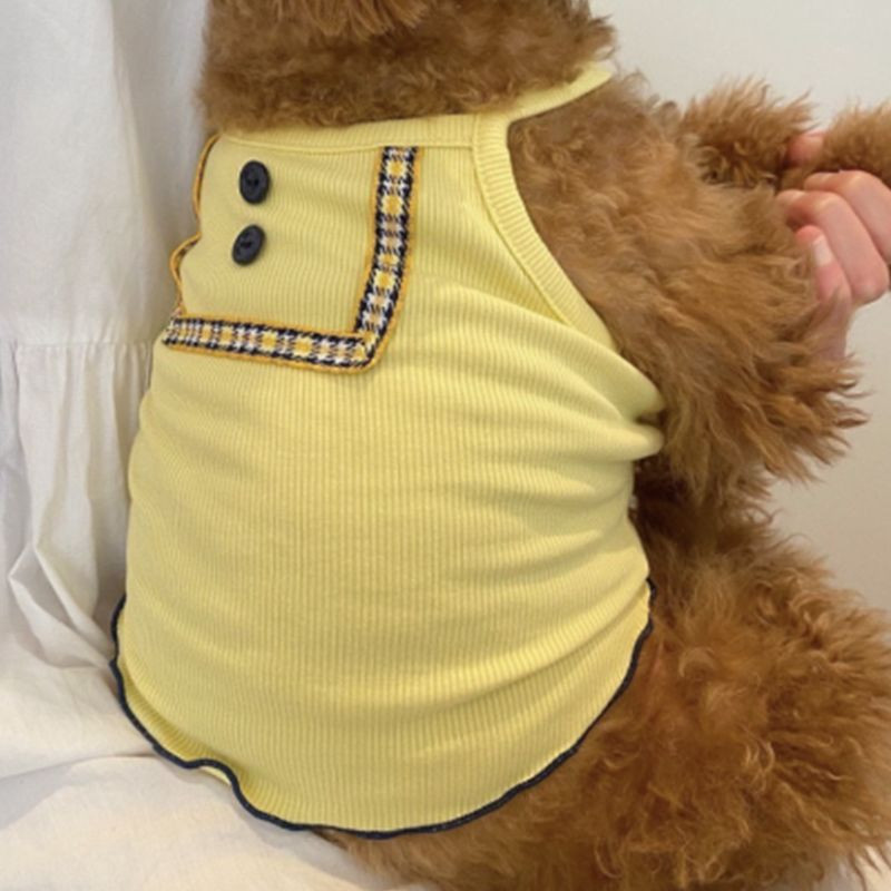Kisállat mellény aranyos szíj nyári maci Yorkshire máltai kiskutya macska kutya nyári ruhák kutya mellény kutya jelmez macska ruhák kutya mellény