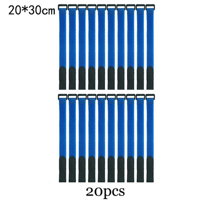 10 vnt 2,5 cm pločio nailono kabelių raiščiai Atvirkštinis sagties dirželis Daugkartinio naudojimo lipni juosta Tvirtinimo kablio kilpa Fiksuotas lipnus dirželis