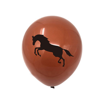 12 collu 2,8 g jauna mazuļa dzimšanas dienas ballītes dekorēšanas komplekts zelta brūns pelēks lateksa zirga džinsa balons