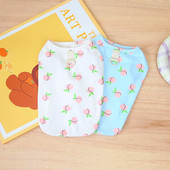 Miela persikų naminių gyvūnėlių liemenė šunų drabužiai kačių marškinėliai šuniukų drabužiai šunims sekama mada čihuahua vasarinė kvėpuojanti mergaitės liemenė augintiniui