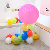 36 hüvelykes, matt, kerek, indítású hélium-latex léggömb robbanó golyó KTV erőszakos léggömbbár esküvői születésnapi dekorációs kellékek 35 g